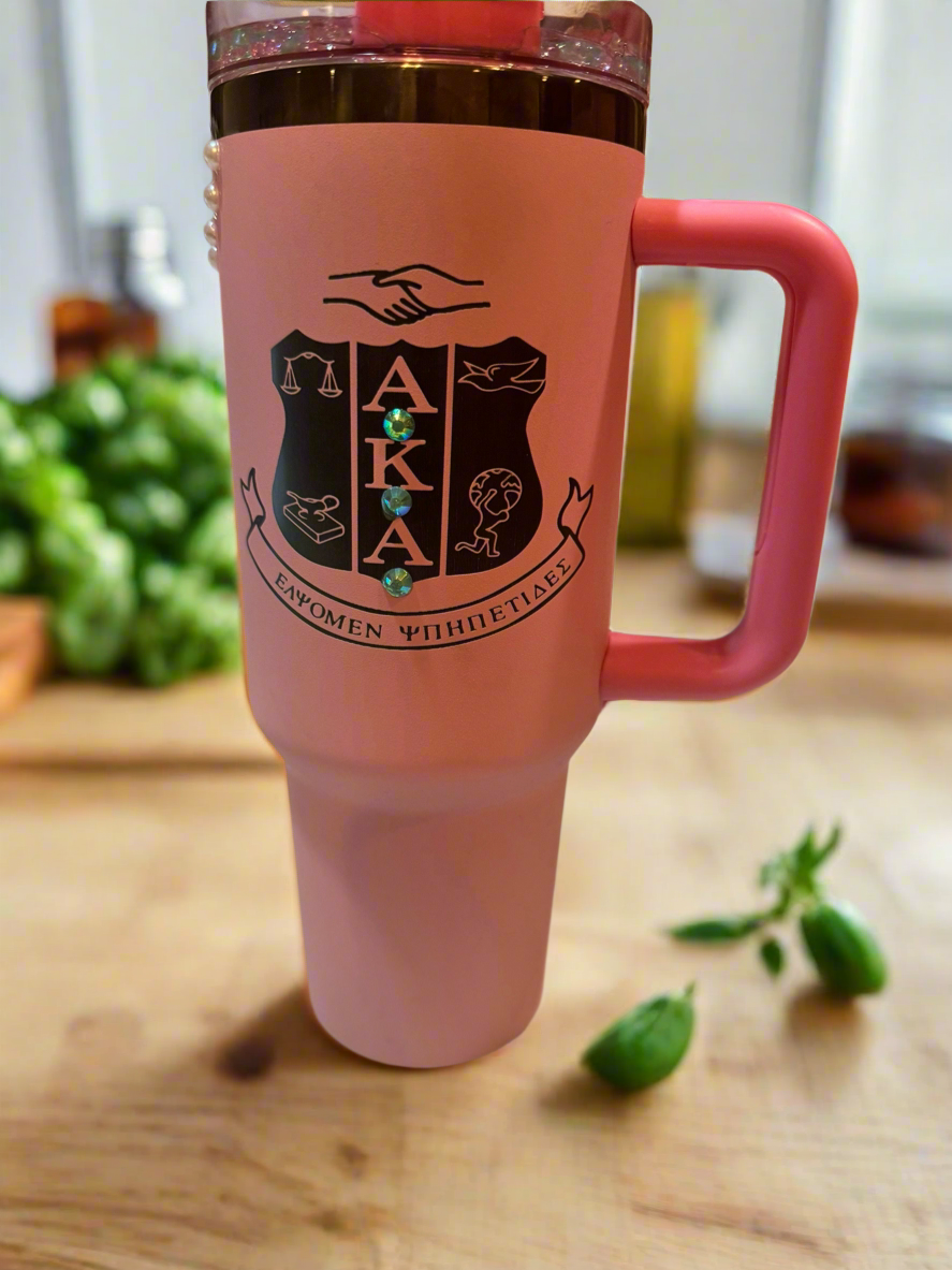Sorority Laser Engraved Tumbler