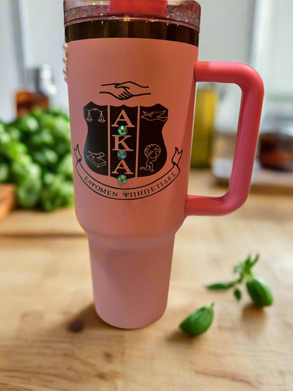 Sorority Laser Engraved Tumbler