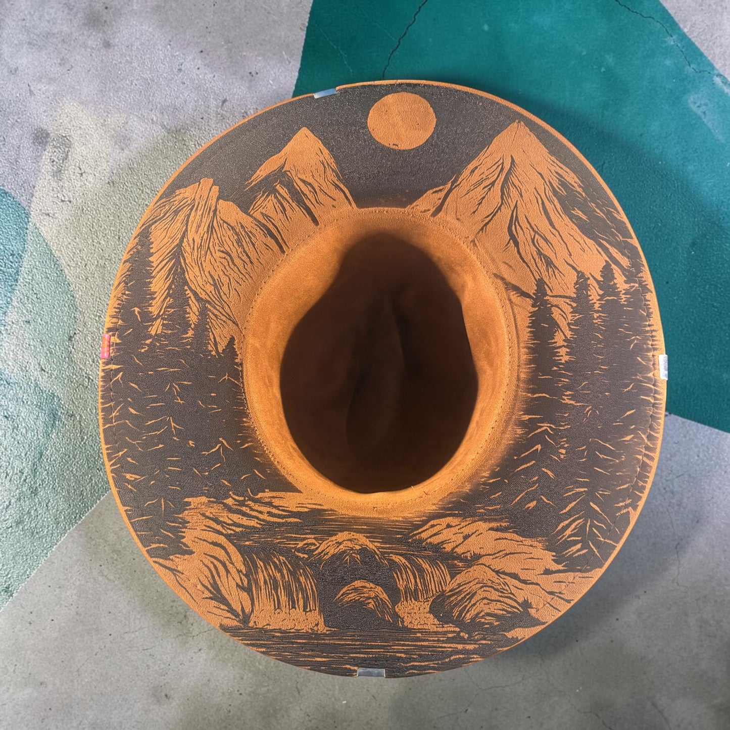 The Ridge & River Laser-Engraved Fedora