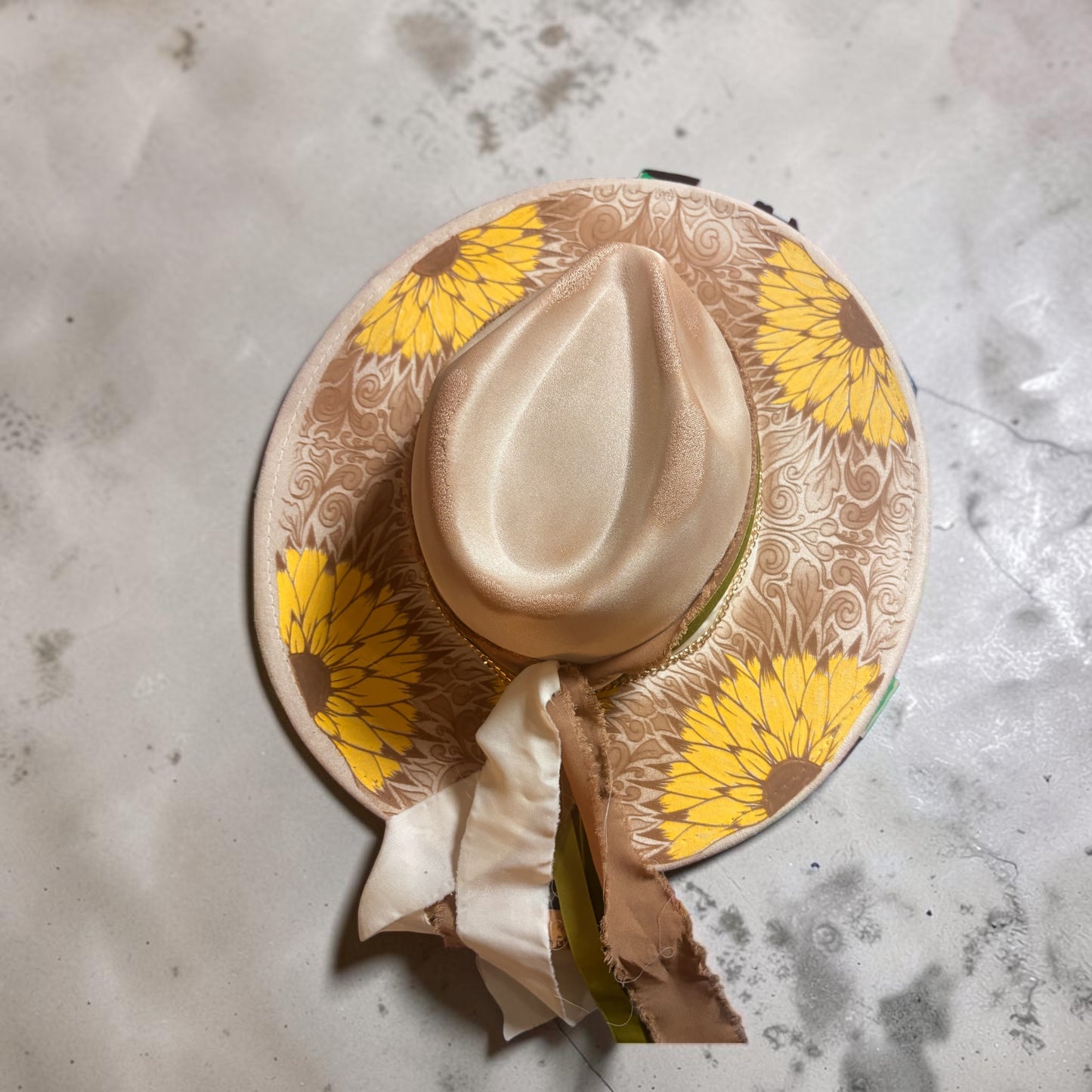 Sun-Drenched Filigree Custom Engraved Hat