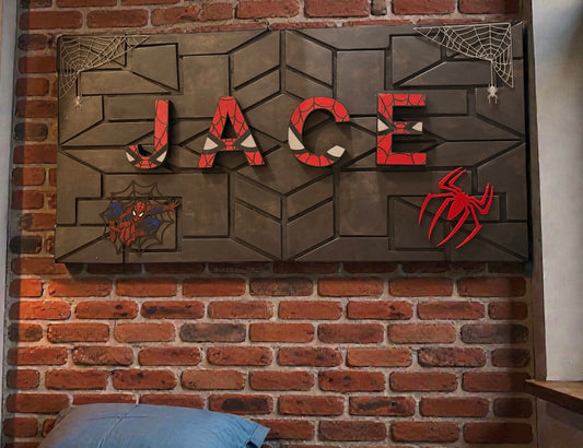 Personalized 3D Geometric Sign – Wood & Acrylic